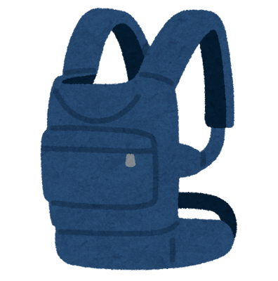 抱っこ紐のイラスト