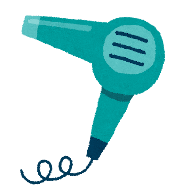 ドライヤーのイラスト