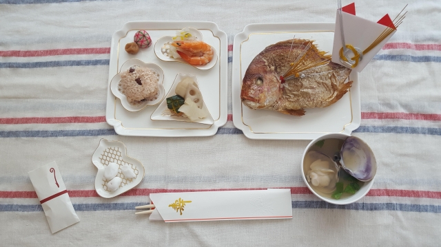 手作りお食い初め御膳